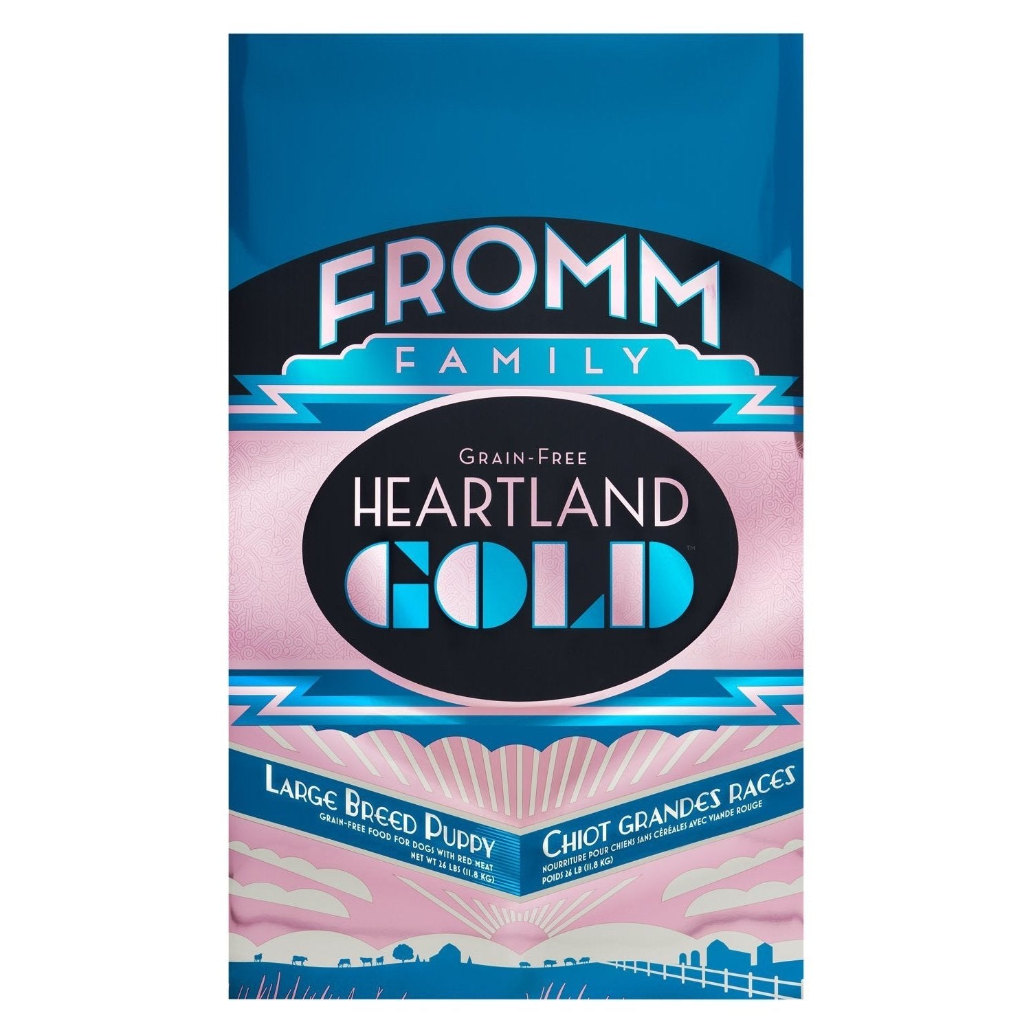 FROMM HEARTLAND GOLD GF LARGE BREED PUPPY DOG 26lb-Four Muddy Paws