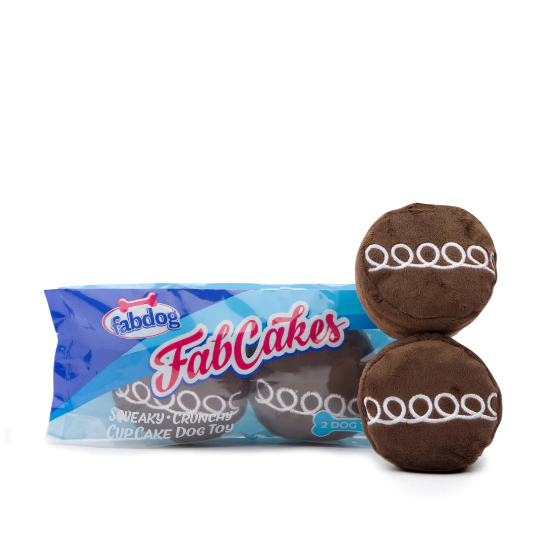 Fabcakes Chocolate Dog Toy-Four Muddy Paws