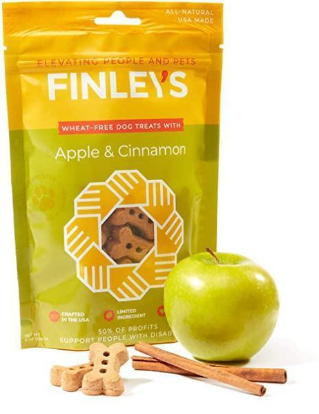 Finley's Apple Cinnamon Biscuit 8oz-Four Muddy Paws