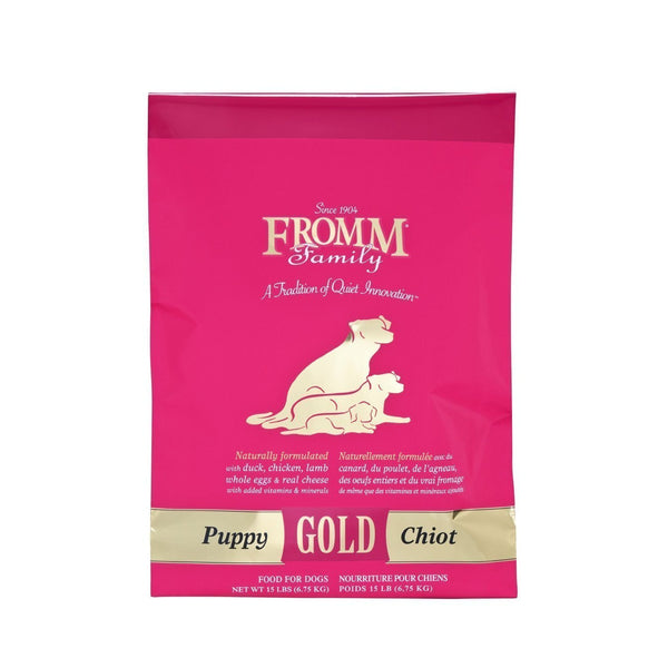 Fromm Canine Puppy Gold 15lb-Four Muddy Paws