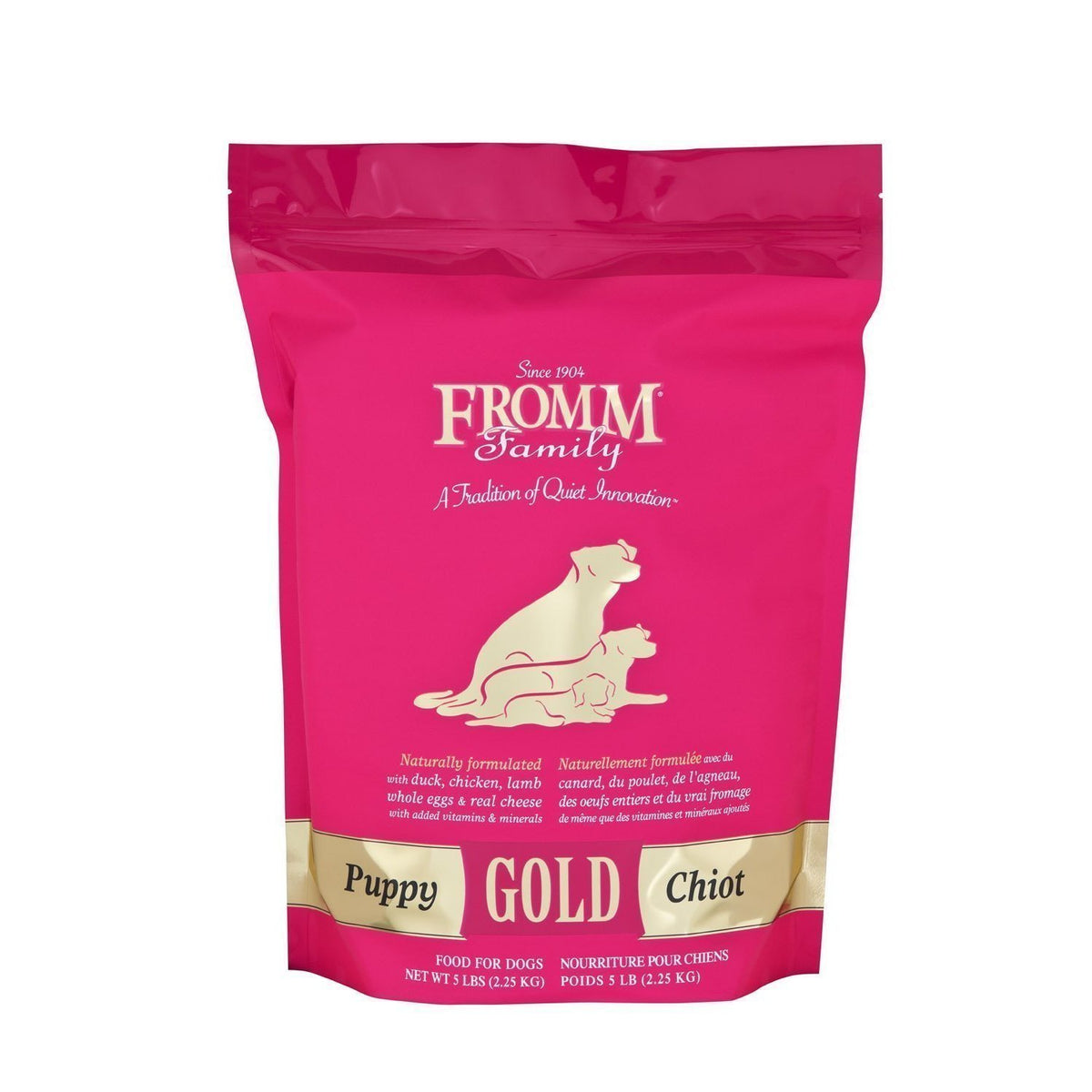 Fromm Canine Puppy Gold 5lb-Four Muddy Paws