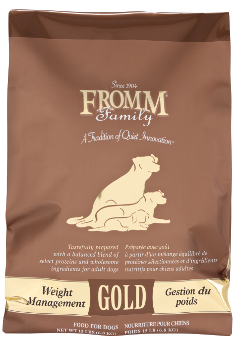 Fromm Gold Weight Management Dog 15lb-Four Muddy Paws