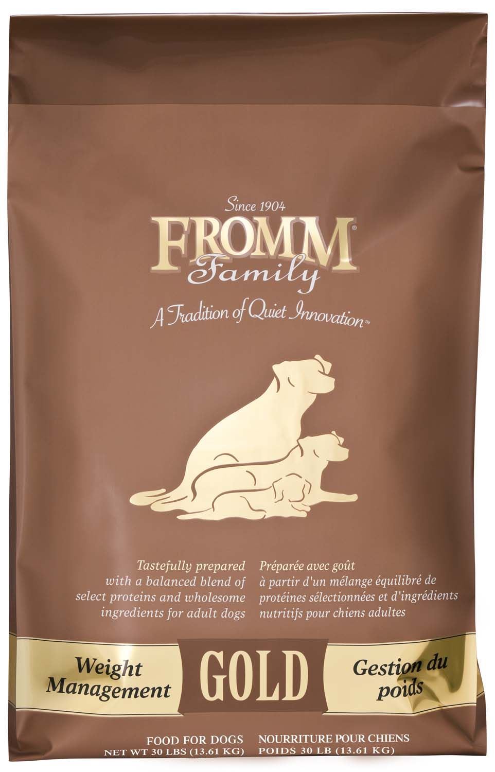 Fromm Gold Weight Management Dog 33lb-Four Muddy Paws