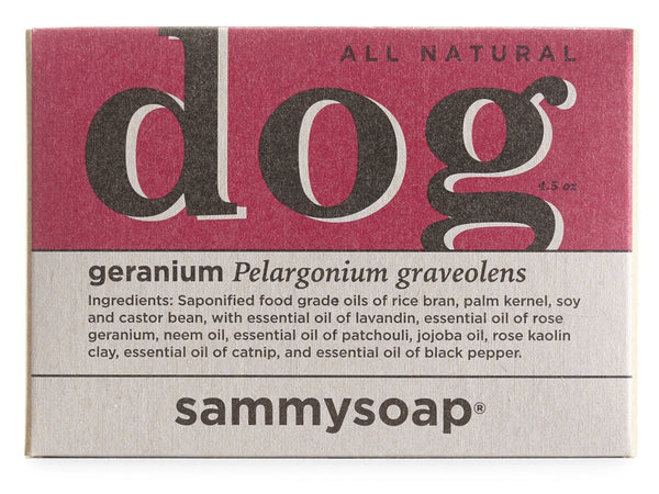 GERANIUM DOG SOAP-Four Muddy Paws