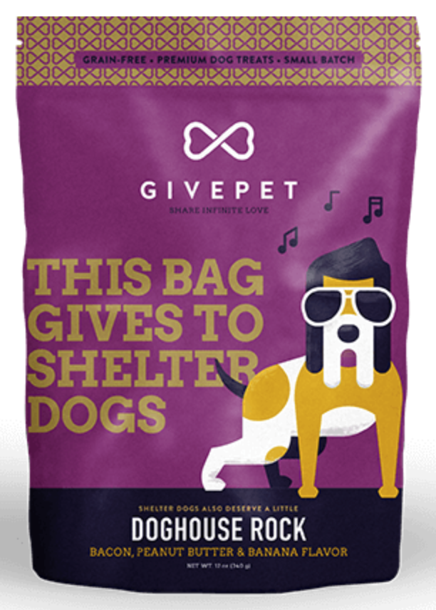 GIVEPET DOGHOUSE ROCK BISCUIT 12OZ-Four Muddy Paws