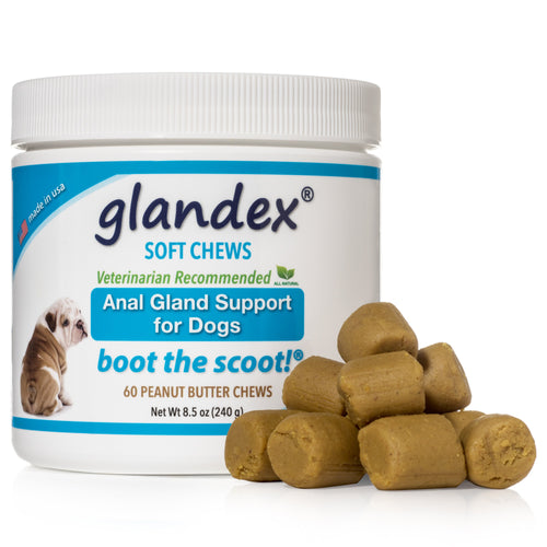 GLANDEX CHEWS PEANUT BUTTER 60 COUNT-Four Muddy Paws
