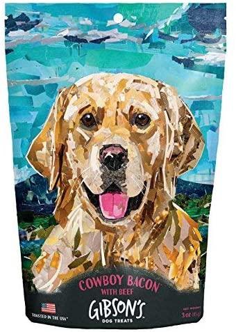 Gibsons Cowboy Bacon with Beef Treats 3oz-Four Muddy Paws