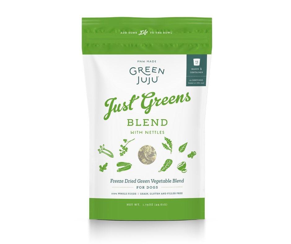 Green Juju Dog Freeze Dried Just Greens Bites 5.5oz-Four Muddy Paws