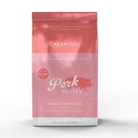 Green Juju Dog Freeze Dried Raw Pork 14oz-Four Muddy Paws