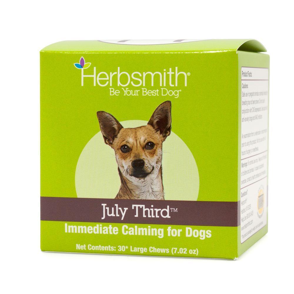 HERBSMITH JULY 3 SOFTCHEWS LARGE CHEWS 30 count-Four Muddy Paws