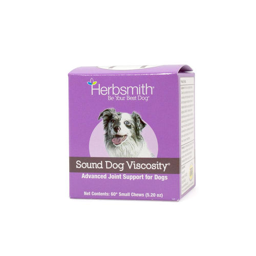 HERBSMITH Sound Dog Viscosity Joint 
Small Dog Chews 60 count-Four Muddy Paws