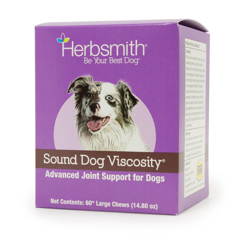 HERBSMITH Sound Dog Viscosity Joint Supplement Large Dog Chews 60 count-Four Muddy Paws
