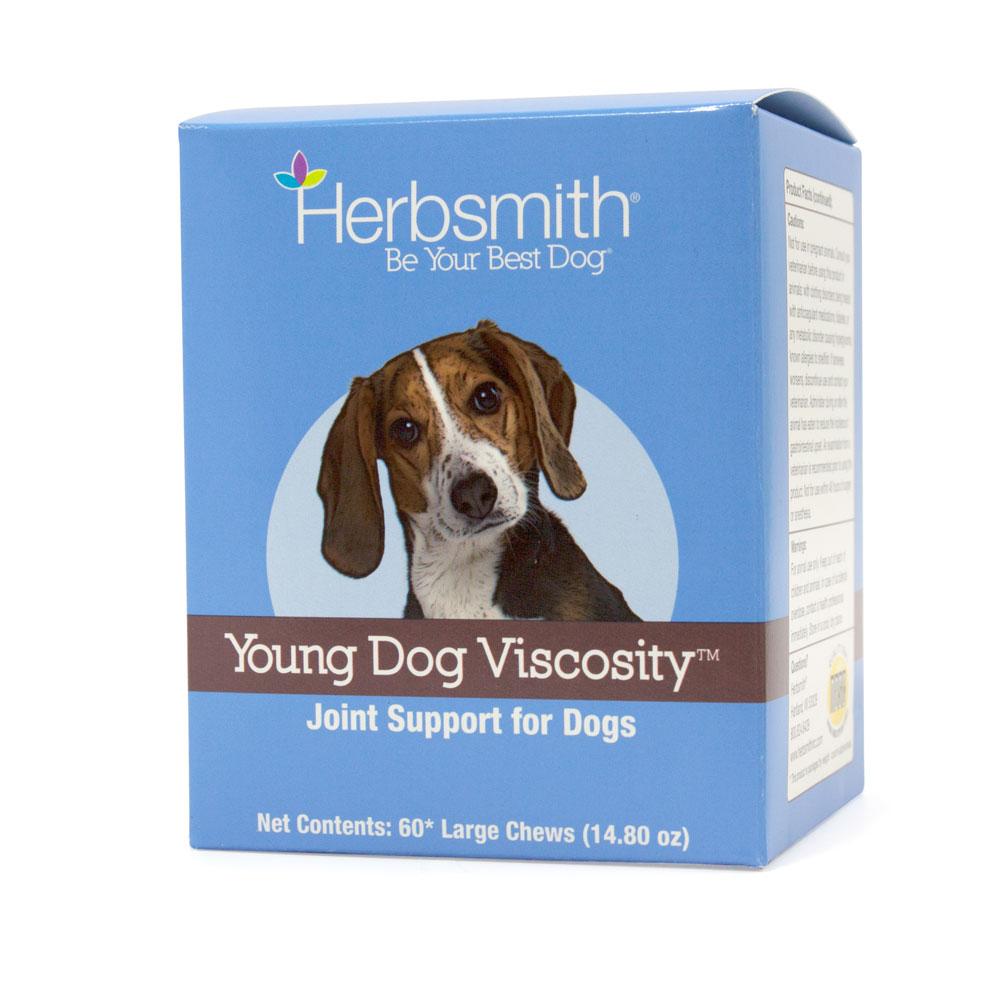 HERBSMITH YOUNG DOG VISCOSITY SOFT CHEW LARGE DOG 60 count-Four Muddy Paws
