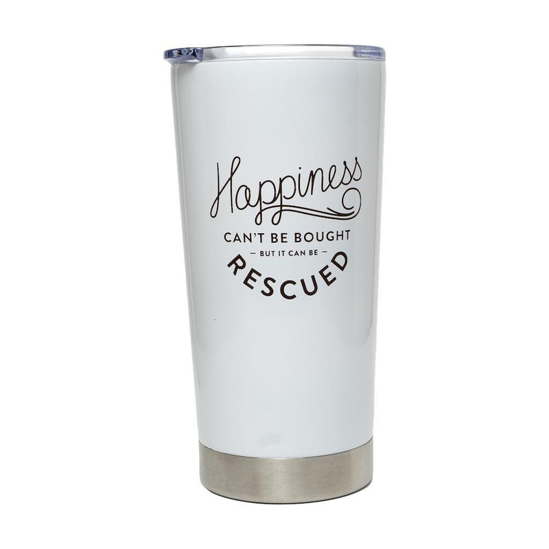 Happiness Tumbler 20oz-Four Muddy Paws