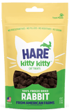 Hare Kitty Kitty Freeze Dried Rabbit Cat Treats .9oz-Four Muddy Paws