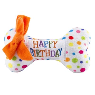 Haute Diggity Happy Birthday Party Hat Dog Toy Large