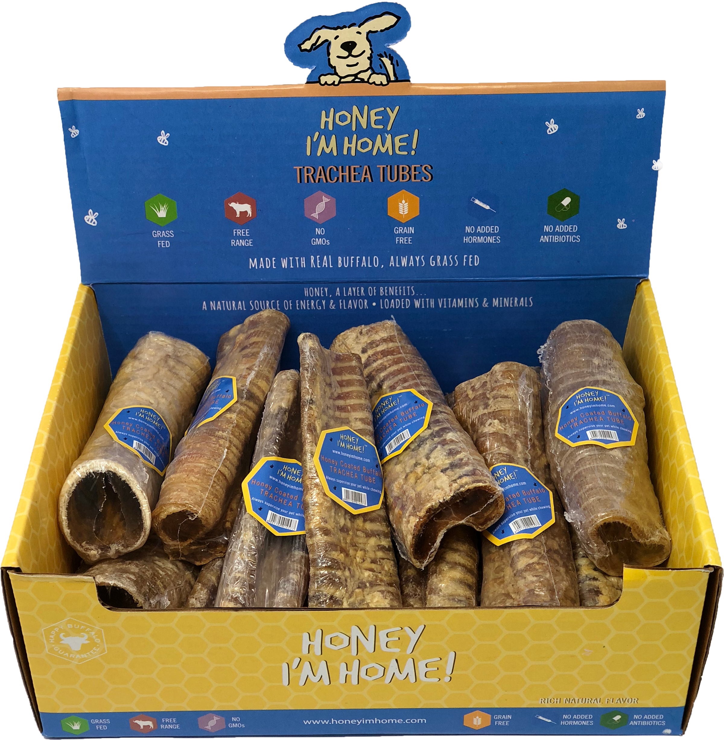 Honey I'm Home Buffalo Trachea-Four Muddy Paws