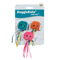 Hugglekats Jellie Fish Cat Toy-Four Muddy Paws