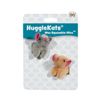 Hugglekats Wee Squoosie Mice Cat Toy-Four Muddy Paws