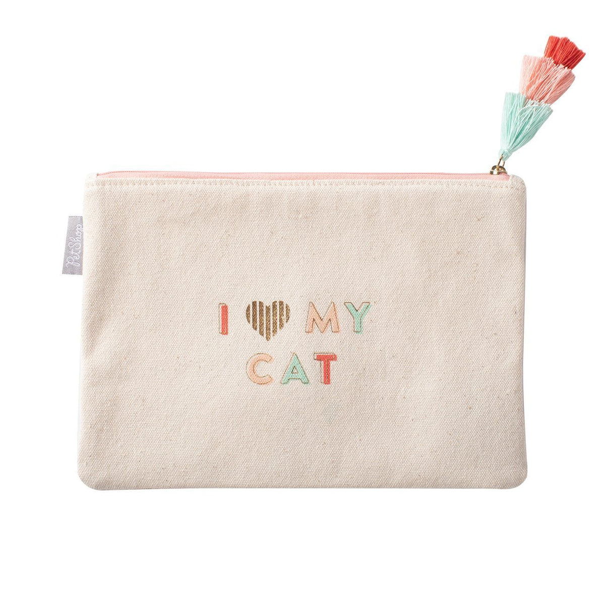 I Love My Cat Zipper Pouch-Four Muddy Paws