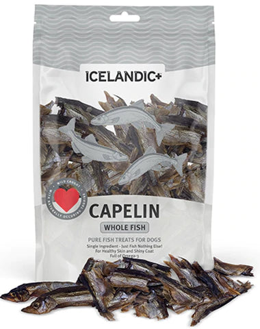 Icelandic Capelin Fish 2.5oz-Four Muddy Paws