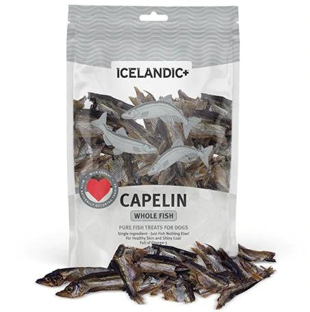Icelandic Capelin Fish 2.5oz-Four Muddy Paws