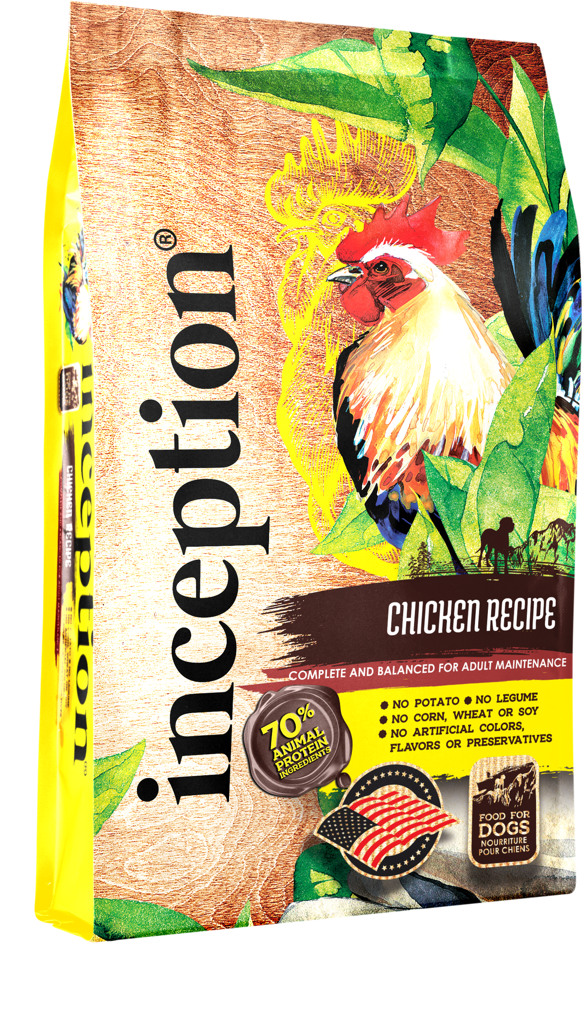 Inception Dog Chicken 27lb-Four Muddy Paws