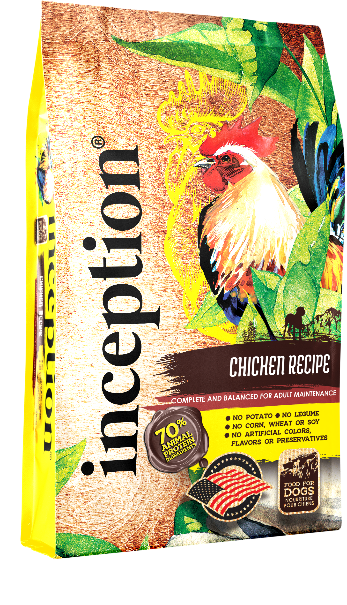 Inception Dog Chicken 4lb-Four Muddy Paws