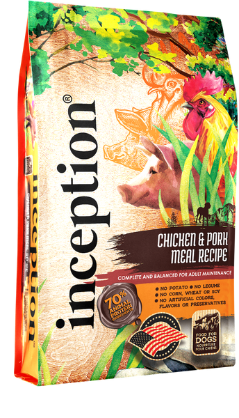 Inception Dog Chicken and Pork 27lb-Four Muddy Paws