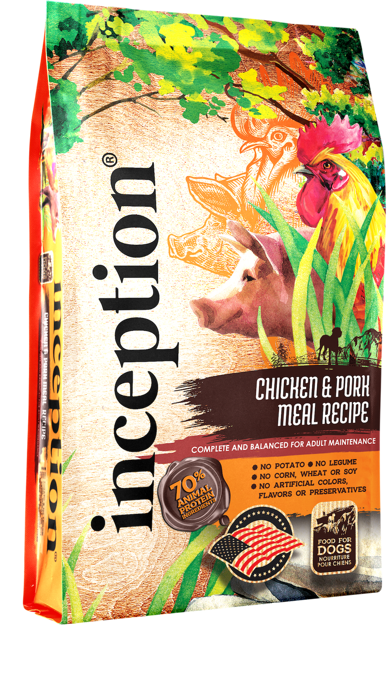 Inception Dog Chicken and Pork 4lb-Four Muddy Paws