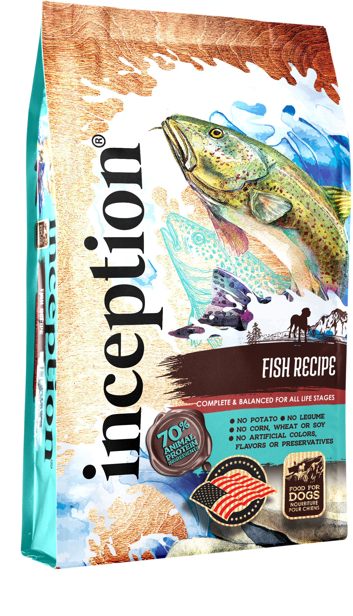 Inception Dog Fish 4lb-Four Muddy Paws