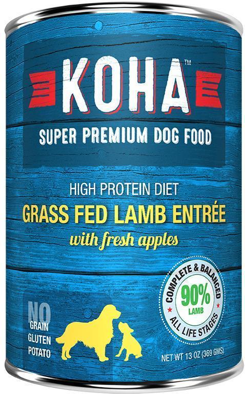 KOHA DOG GRAIN FREE LIMITED INGREDIENT LAMB 13oz-Four Muddy Paws