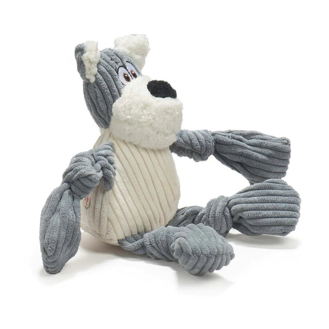 Knottie Rosco HuggleMutt Dog Toy Small-Four Muddy Paws