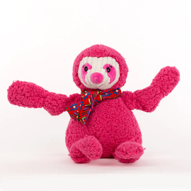 Knottie Wild Things Sloth Dog Toy Large-Four Muddy Paws