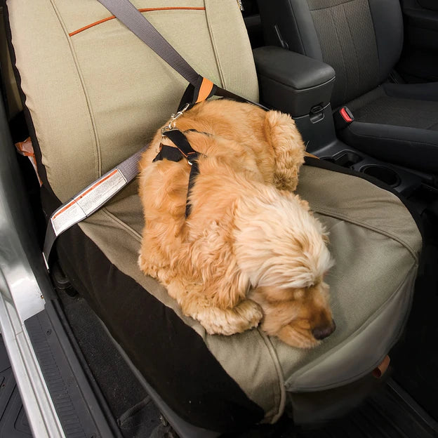 Kurgo CoPilot Seat Cover Khaki-Four Muddy Paws