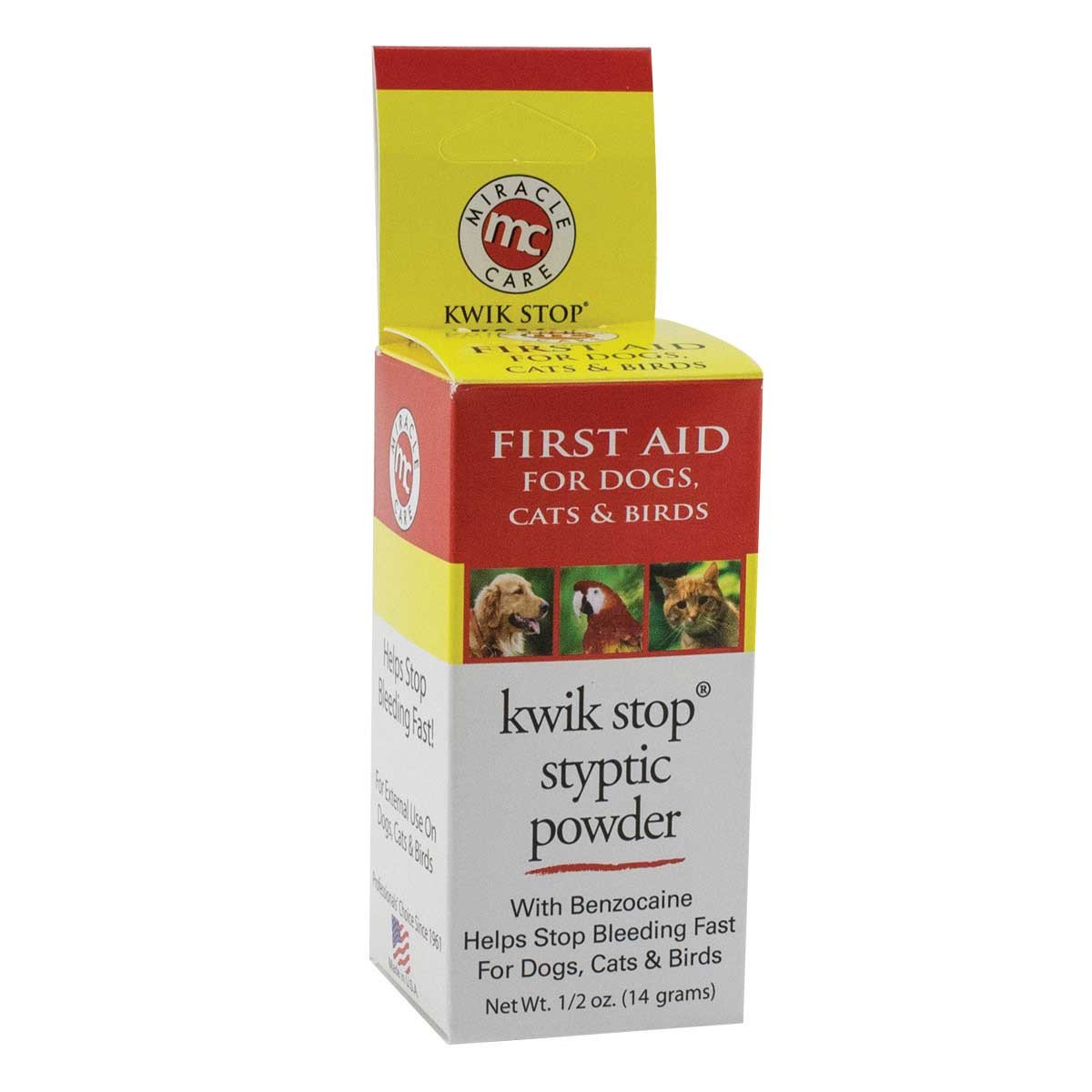 Kwik Stop Styptic Powder .5 oz-Four Muddy Paws