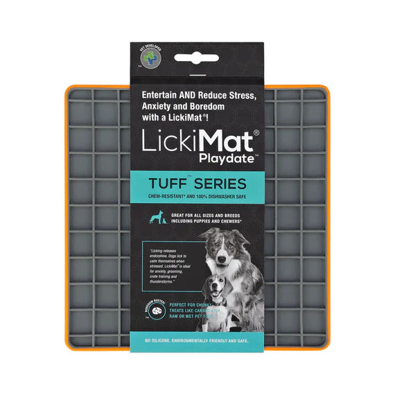 LickiMat Playdate Tuff for Strong Chewers-Four Muddy Paws