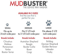 Lidded MudBuster Grey Large-Four Muddy Paws