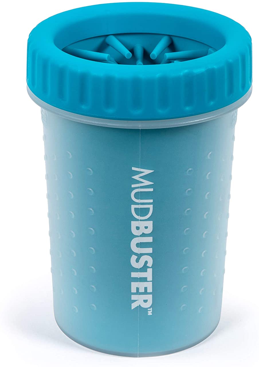 Lidded MudBuster ProBlue Med-Four Muddy Paws
