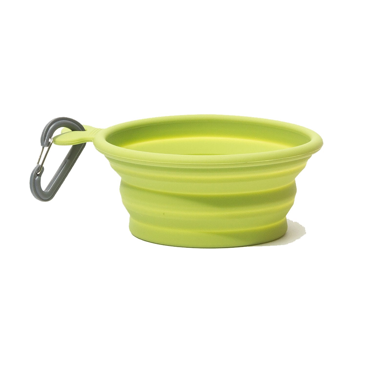 MESSY MUTTS COLLAPSIBLE BOWL 3 CUP GREEN-Four Muddy Paws