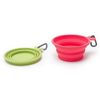 MESSY MUTTS COLLAPSIBLE BOWL 3 CUP Red-Four Muddy Paws