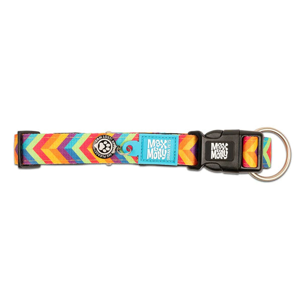 Max and Molly Dog Collar Summertime Med-Four Muddy Paws