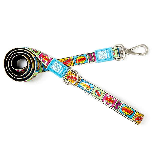 Max and Molly Dog Collar and Leash Comic-Four Muddy Paws