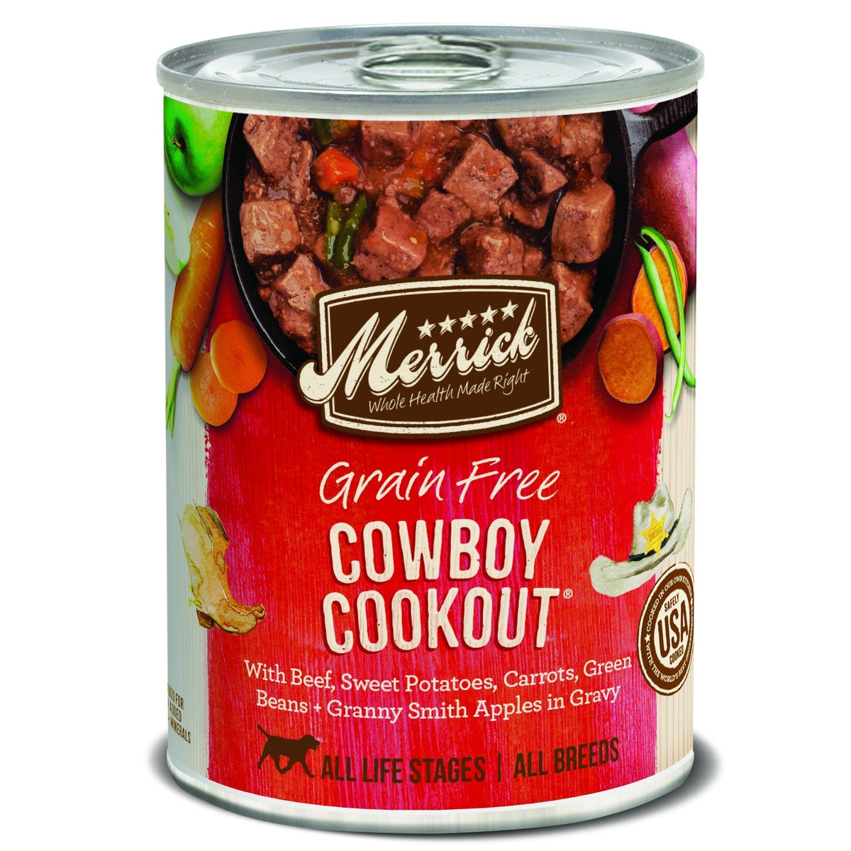 Merrick Cowboy Cookout 12.7OZ-Four Muddy Paws