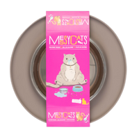Messy Cats Silicone Feeder Medium Grey-Four Muddy Paws