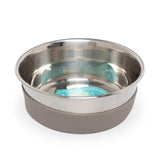 Messy Mutt Stainless Steel Non Slip Dog Bowls-Four Muddy Paws