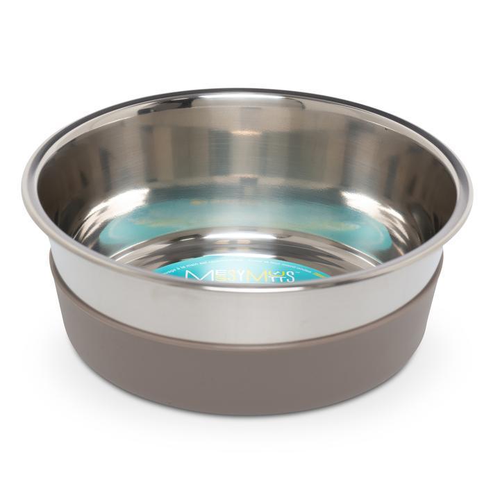 Messy Mutt Stainless Steel Non Slip Dog Bowls-Four Muddy Paws