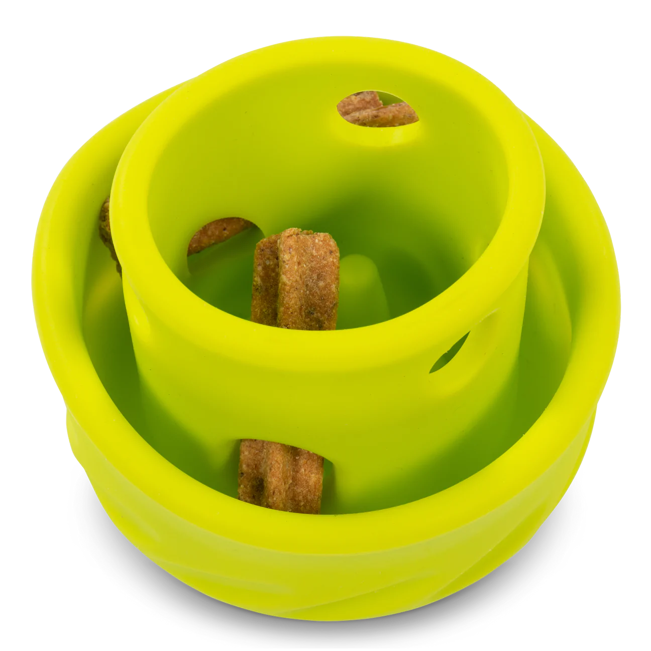 Messy Mutts Puzzle N Play Mushroom Toy 1.4 cup Green-Four Muddy Paws