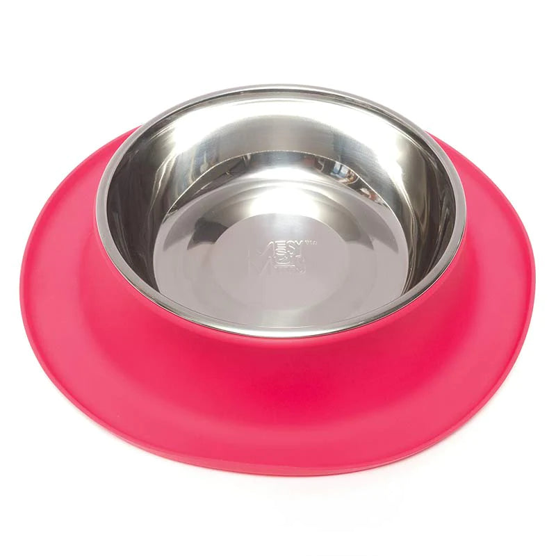 Messy Mutts Silicone Feeder 1.5 Cup Red-Four Muddy Paws