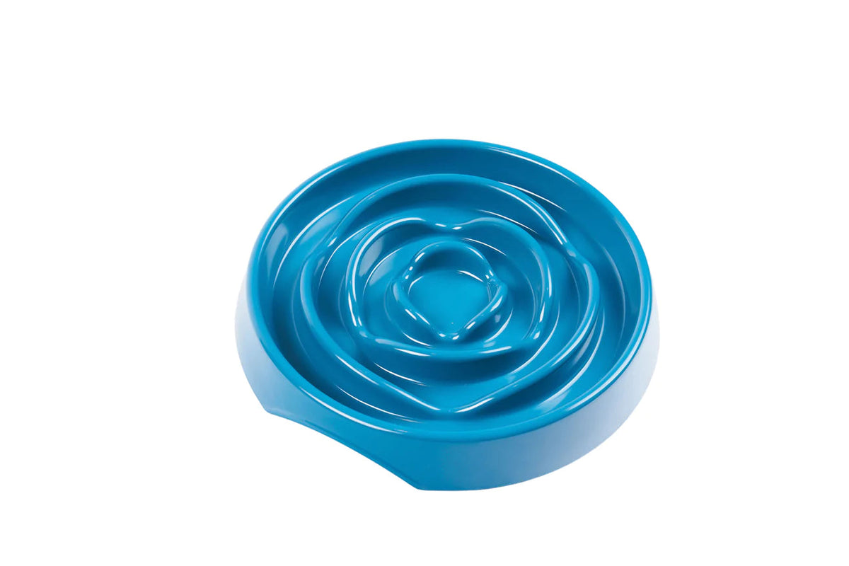 Messy Mutts Slow Feeder Blue 1.75 Cups-Four Muddy Paws